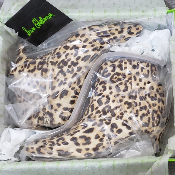NIB! SAM EDELMAN SIZE 6.5 KINZY ANKLE BOOTIES - Picture 3 of 10